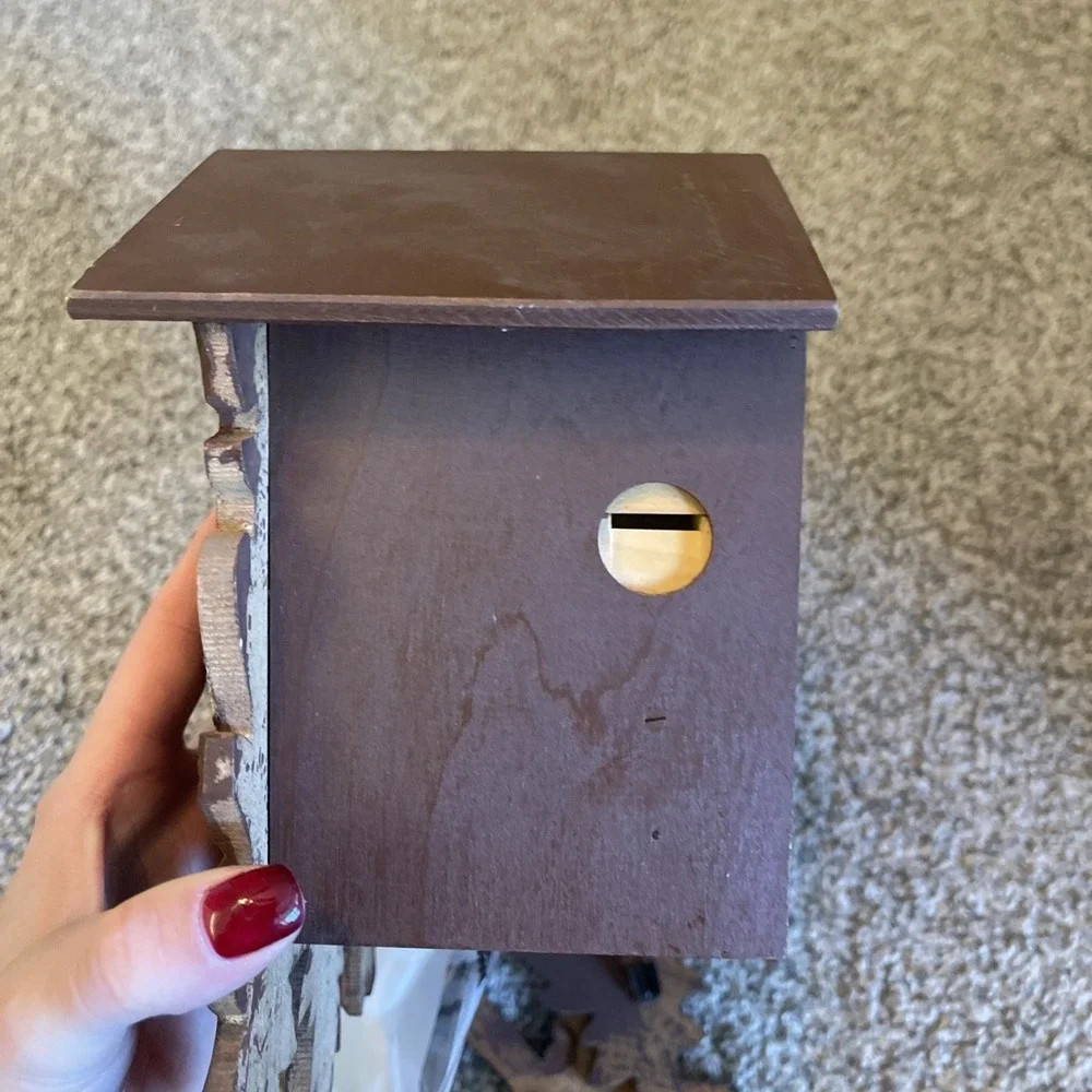 German Cuckoo Clock Regula Movement UNTESTED For Parts/Repair W/Weights/Pendulum